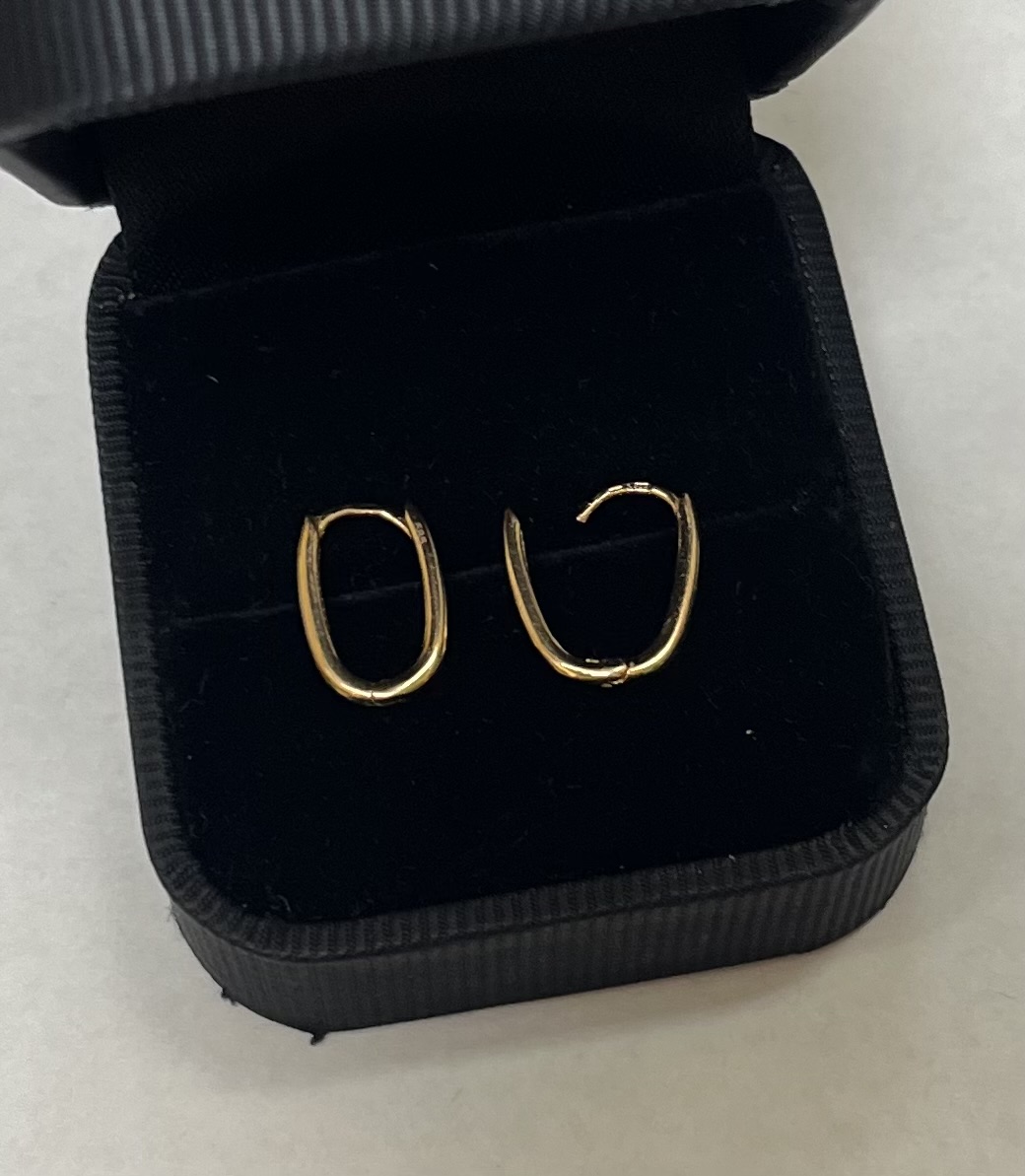 585 fineness gold earrings | no. 520
