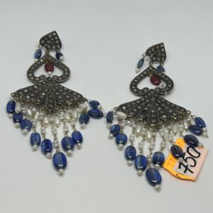 Золотые серьги 585 пробы с бриллиантами | № 165