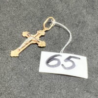 Золотой крест 585 пробы | № 154