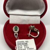 Золотые серьги 585 пробы с бриллиантами | № 223 — изображение 2