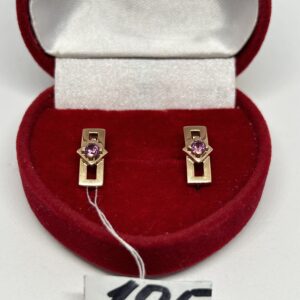 Золотые серьги 585 пробы | № 212