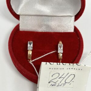 Золотые серьги 585 пробы | № 219