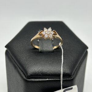 Золотое кольцо 585 пробы | № 323