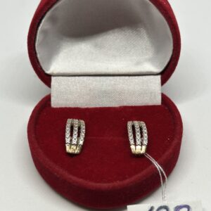 Золотые серьги 585 пробы | № 341