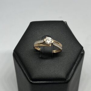 Золотое кольцо 585 пробы | № 415