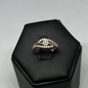 Золотое кольцо 585 пробы | № 417