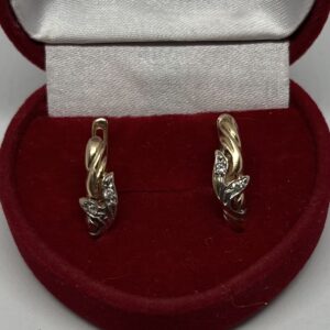 Золотые серьги 585 пробы | № 480