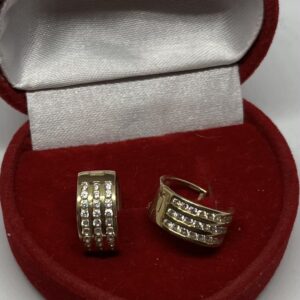 Золотые серьги 585 пробы | № 486