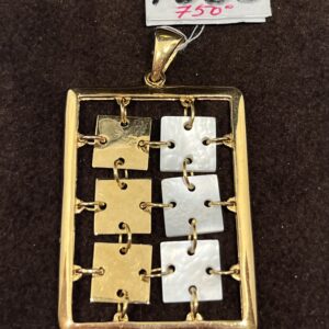 Золотой кулон 750 пробы | № 543