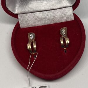 Золотые серьги 585 пробы | № 529