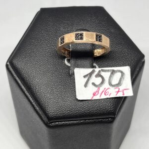 Золотое кольцо 585 пробы | № 555