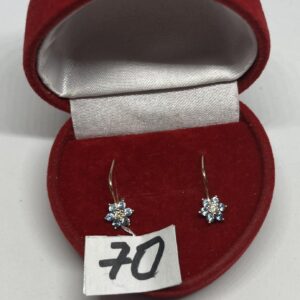 Золотые серьги 585 пробы | № 562