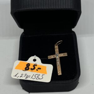 Золотой крестик 585 пробы | № 586