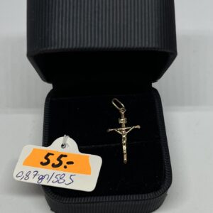 Золотой крестик 585 пробы | № 588