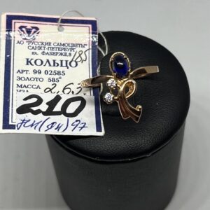 Золотое кольцо 585 пробы | № 597
