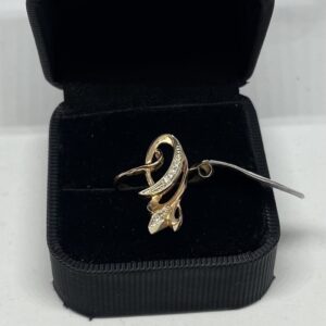 Золотое кольцо 585 пробы | № 598