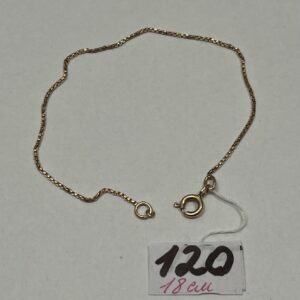 Золотая цепочка на руку 585 пробы | № 661