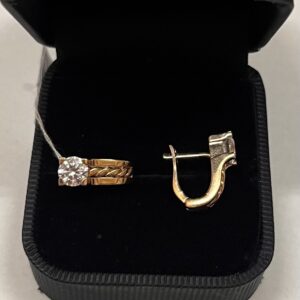 Золотые серьги 585 пробы | № 684