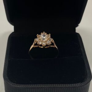 Золотое кольцо 585 пробы | № 750