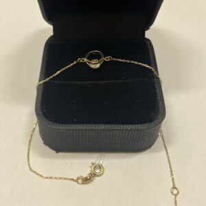 Золотая цепочка на руку 375 пробы | № 752