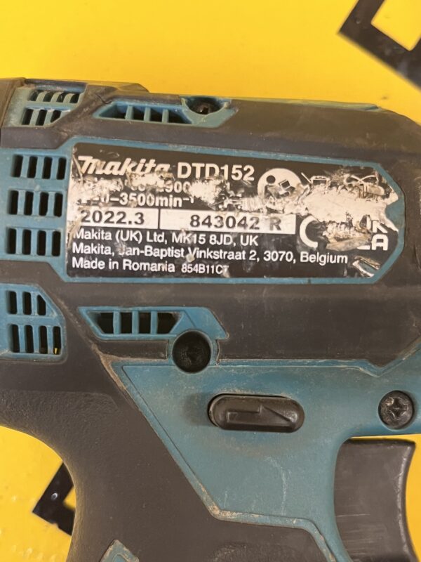 Аккумуляторный ударный винтоверт Makita DTD152 | №15 - Image 3