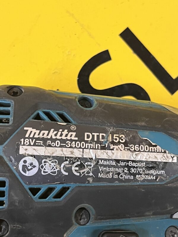 Аккумуляторный ударный шуруповёрт Makita DTD153 | №25 - Image 2