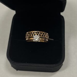 Золотое кольцо 585 пробы | № 768