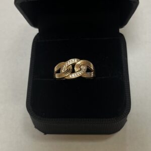 Золотое кольцо 585 пробы | № 317