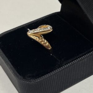 Золотое кольцо 585 пробы | № 348