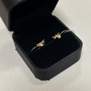 Золотые серьги 585 пробы | № 344